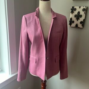 Veronica Beard single button Dickey Jacket in pink!